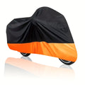 XXXL Waterproof Motorcycle Cover Universal Fit - Heavy Duty All-Weather Protection for Harley Road King, Electra Glide, Street Glide, Honda Goldwing, Yamaha Royal Star & Touring Bikes, 116x43x55 Inch