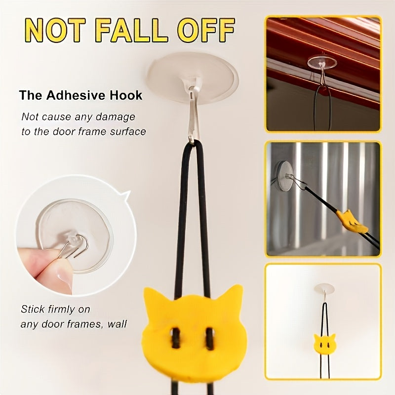 Telescopic Feather Cat Wand Toy with Interchangeable Heads - Artificial Feather Interactive Cat Toy, 3 or 4 Section Extendable Pole with 3/6/9 Random Replacement Heads, No Battery Required