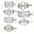 7PCS Viking Celtic Tree of Life Hair Clips Set – Vintage Norse Boho Slide Rail Hair Accessories for Women & Girls, Jewelry Gift