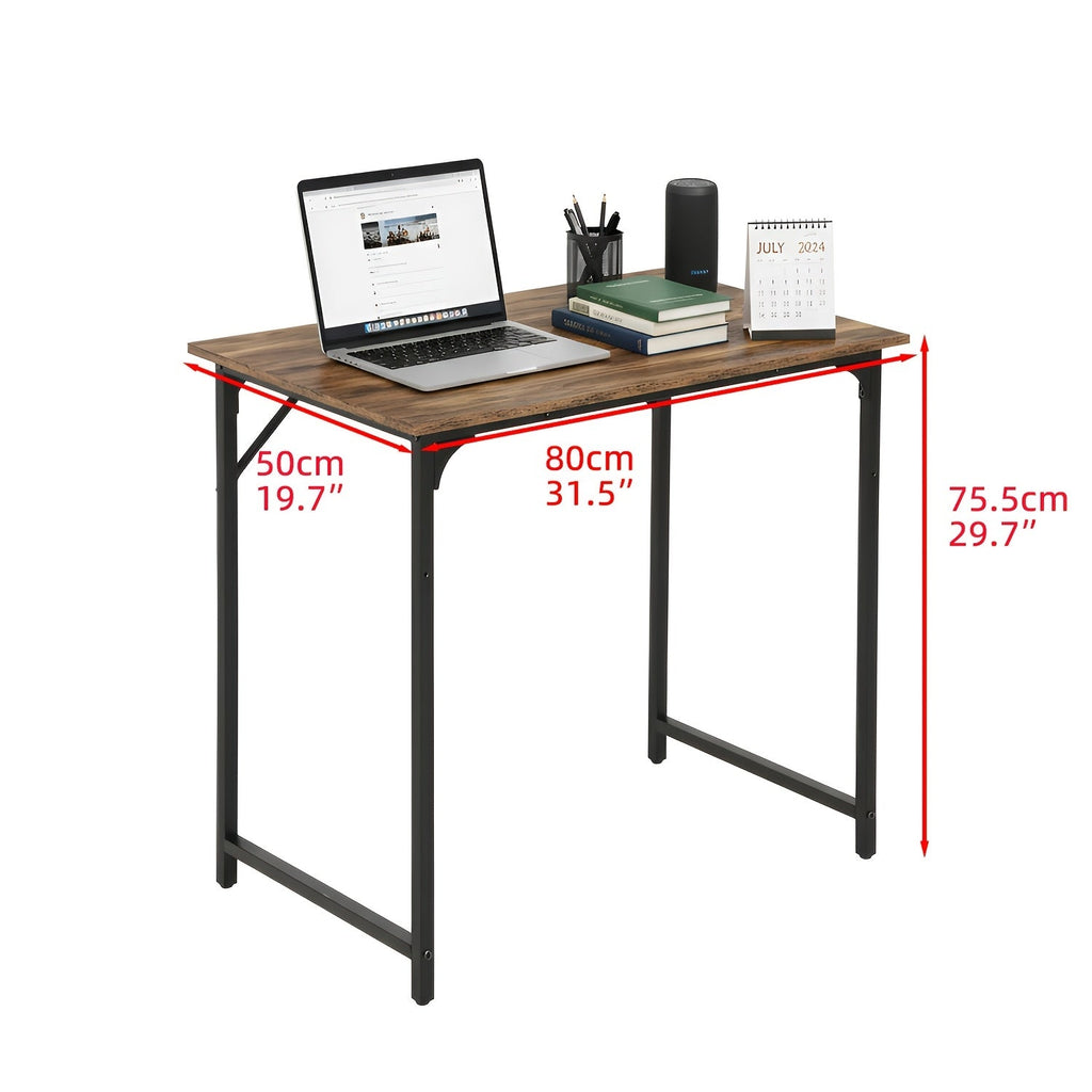 Computer Desk 32/39/47 Inch – Modern Writing & Gaming Desk with Sturdy Metal Frame, Home Office Study Workstation for PC, Laptop & Monitor Setup, 3 Size Options