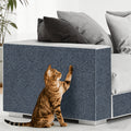 Self-Adhesive Cat Scratching Pads 2 Rolls 23.62x11.81" - Thickened Anti-Scratch Mat Peel & Stick - Multiple Colors Cuttable Cat Scratch Protector for Sofa Furniture Living Room - Easy Install Cat Pad
