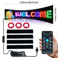 Flexible LED Matrix Panel – Bluetooth App Controlled, USB Powered, DIY Programmable Custom Text & Animation Sign for Cars, Stores, Hotels, Events & Holiday Decor – Multiple Sizes