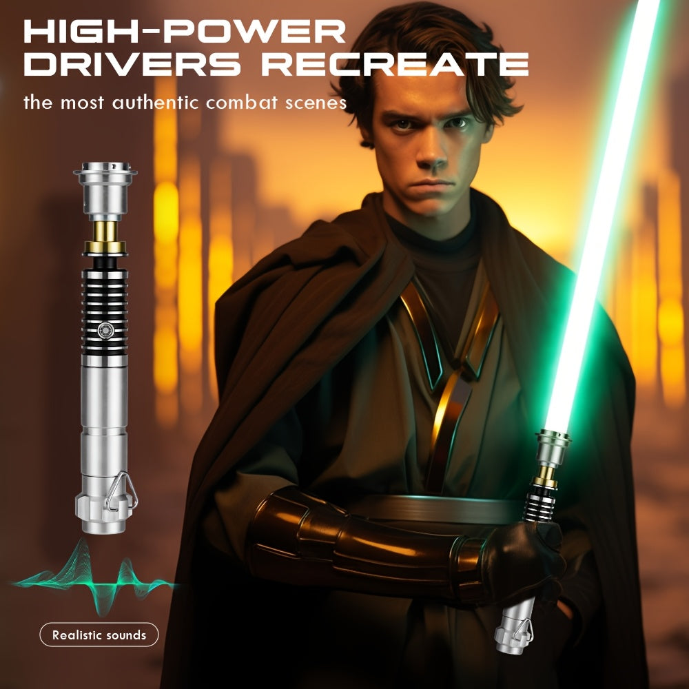 RGB Lightsaber with App Control & Metal Hilt - XENO 3.0 LED Dueling Saber, 16 Sound Fonts, Heavy Dueling, Hollywood Cosplay Prop, Halloween Christmas Gift