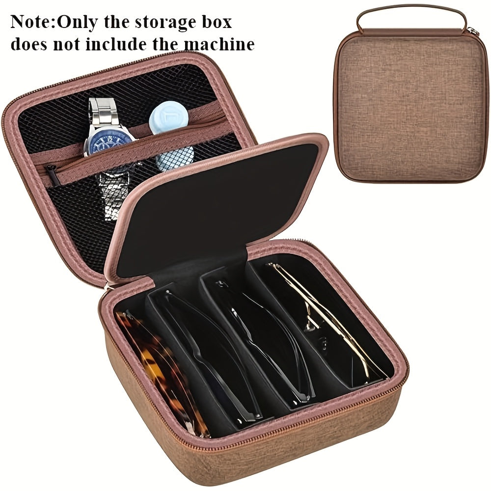 Travel Sunglasses Organizer Case for Multiple Pairs – Multi-Slot Eyeglasses Storage Holder Bag for Men & Women, Portable Hard Shell Sunglasses Box for Home & Travel, 2 to 10 Slots Available