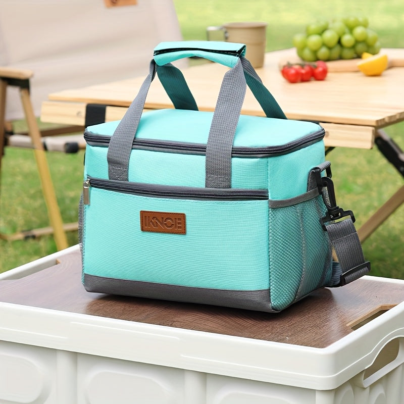 Insulated Lunch Bag Foldable Portable Thermal Bento Box Tote Leakproof Aluminum Foil Lining Keeps Food Cold Fresh for Work Travel Picnic School