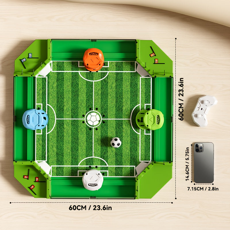 Tabletop Foosball Table Game for Kids Teens Adults 2 to 4 Player Portable Mini Table Soccer with 2 Balls Family Game Night Fun Competitive Indoor Activity