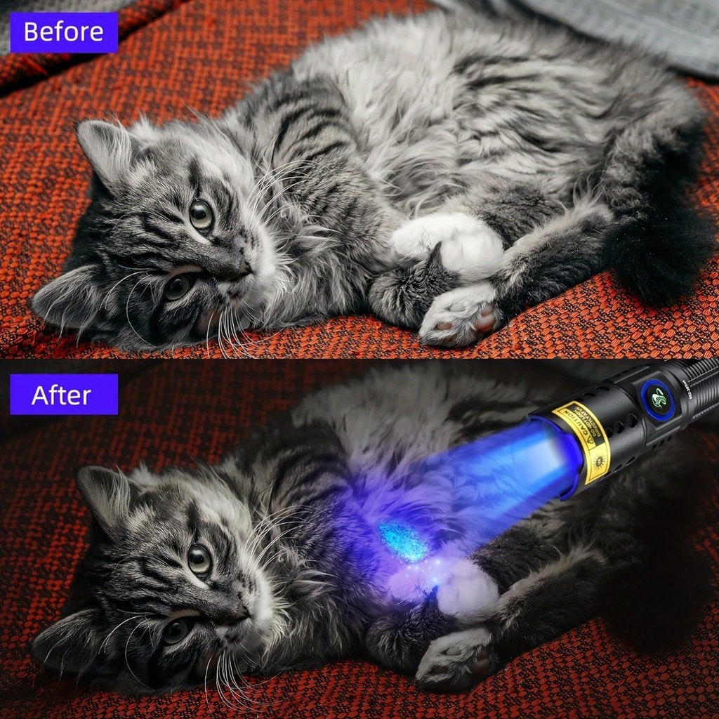 UV Blacklight Flashlight 395nm Portable Ultraviolet Light for Counterfeit Detection Pet Urine Stain Scorpion Hunting Ringworm, Multi-Pack 4/6/8/12pcs, AAA Battery Powered