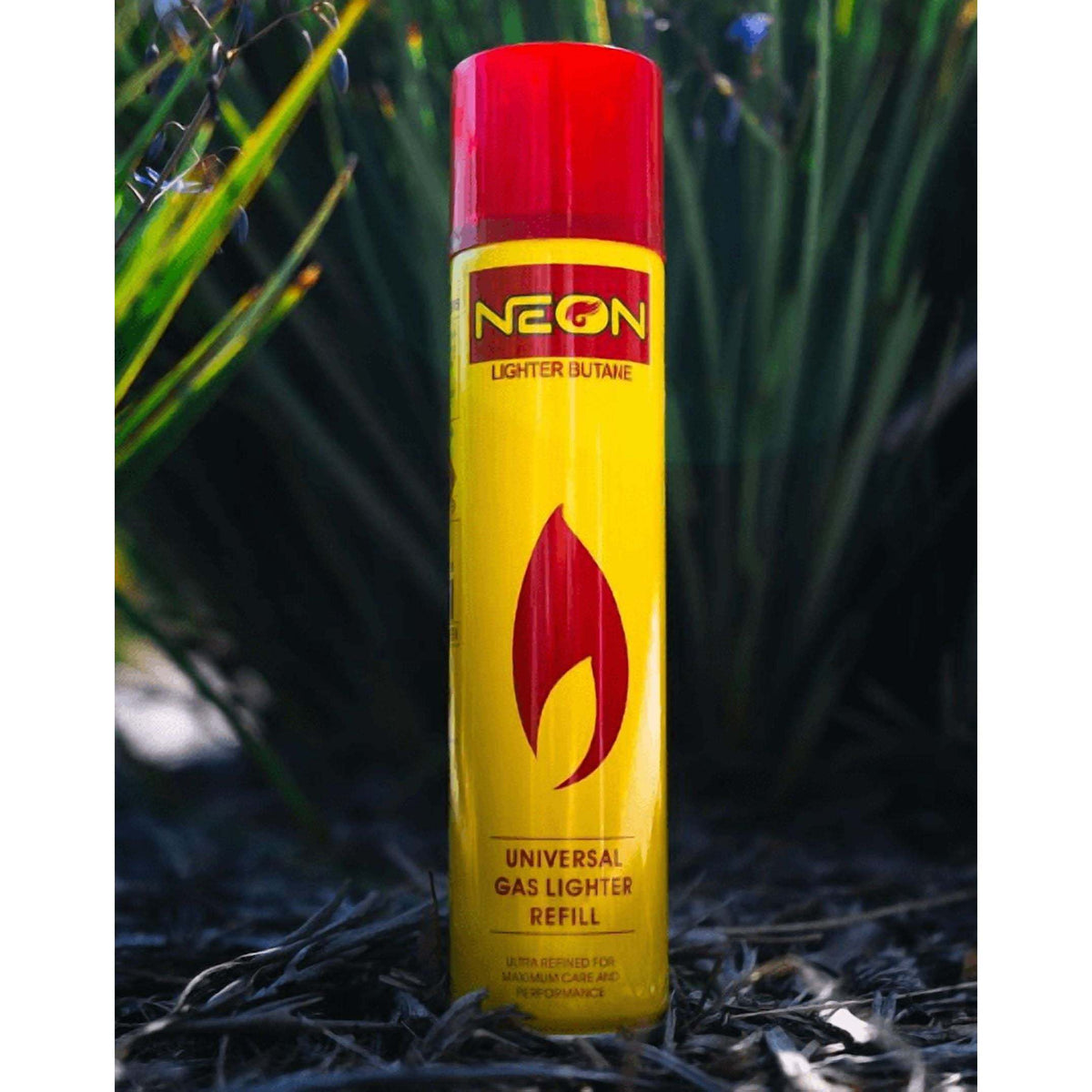 3 Pack NEON Ultra Refined Butane Gas Refill 10.14 oz Cans with 5 Adapter Tips – Universal Lighter Fuel for Refillable Lighters, Torches & Flame Tools – High-Performance Yellow Canisters – Velora
