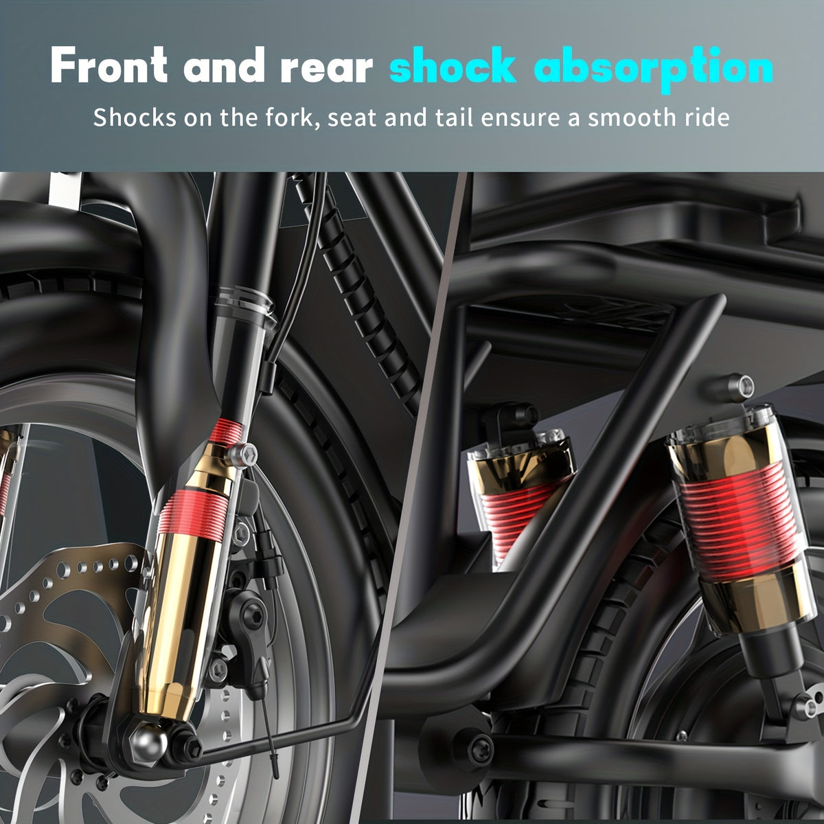 500W Electric Scooter with 14" All-Terrain Tires 265 Lbs Capacity 20 MPH – 25-30 Mile Range, Foldable Rear Suspension, 18650 Battery, US Plug, Urban & Commuter E-Scooter for Heavy Adults GT11