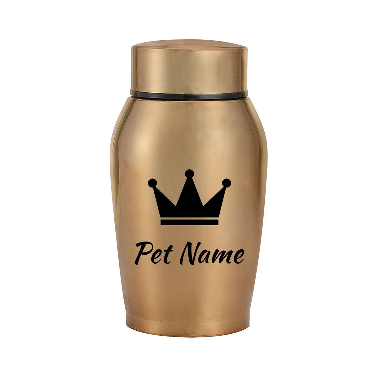 Personalized Pet Urn for Ashes – Stainless Steel Dog & Cat Cremation Urn with Thread-Top Design, Custom Memorial Keepsake for Beloved Pets