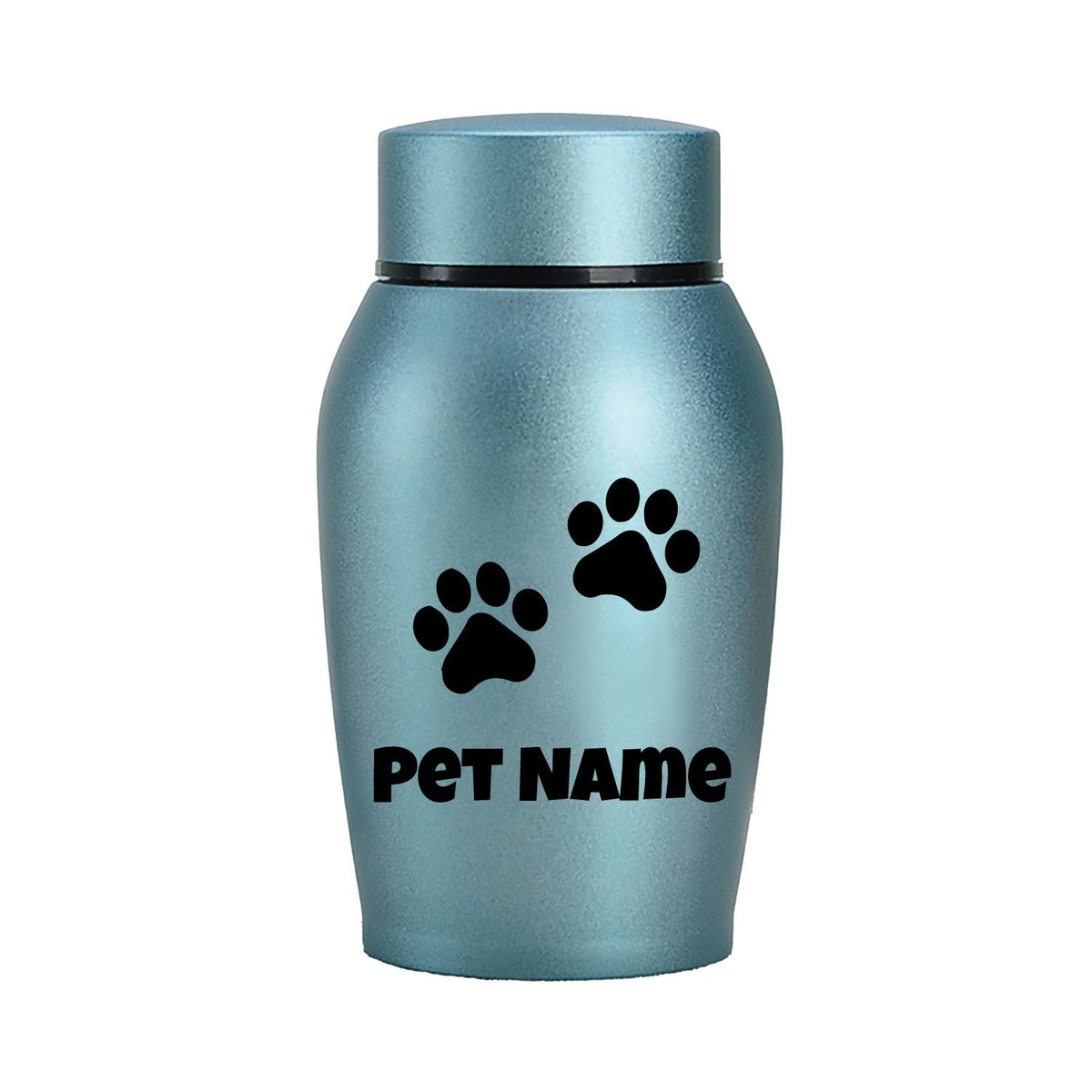Personalized Pet Urn for Ashes – Stainless Steel Dog & Cat Cremation Urn with Thread-Top Design, Custom Memorial Keepsake for Beloved Pets