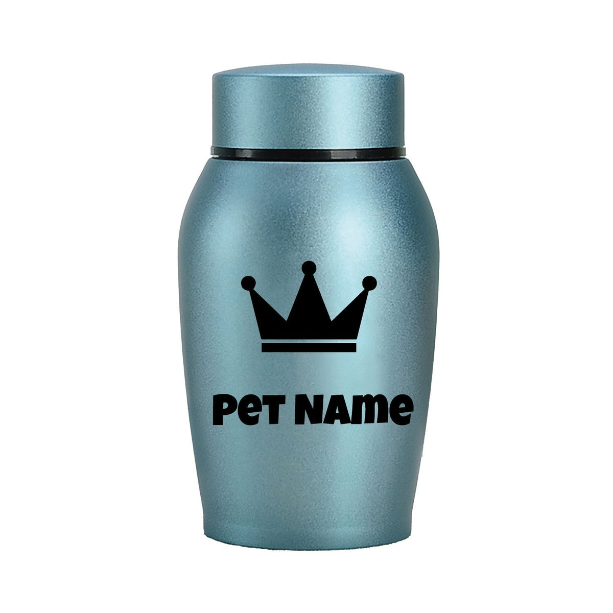 Personalized Pet Urn for Ashes – Stainless Steel Dog & Cat Cremation Urn with Thread-Top Design, Custom Memorial Keepsake for Beloved Pets