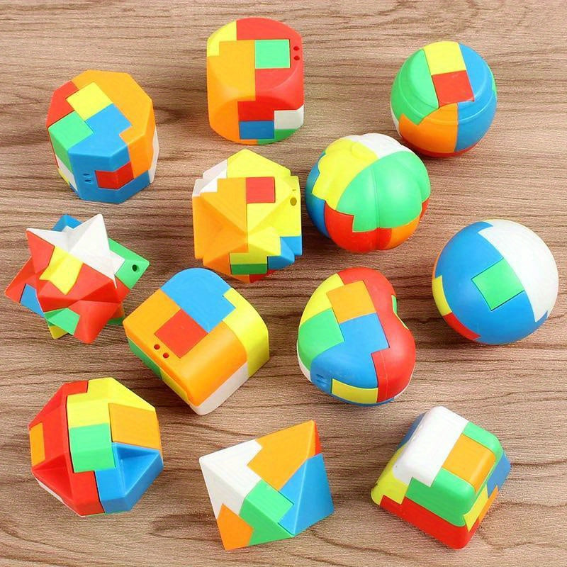 Magic Ball Cube Puzzle Maze Toys for Kids 12pcs – Random Color Mini Ball Maze Party Favors, Goodie Bag Stuffers, Pinata Fillers, Carnival Prizes, Classroom Rewards, Birthday Christmas Gifts for Boys Girls