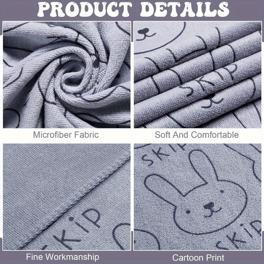 Dog Towels for Bathing Set of 6 - Quick-Dry Microfiber Dog Bath Towels, Super Absorbent Polyester Grooming Towel for Small Medium Large Breeds, Soft Pet Drying Towel Multi-Pack