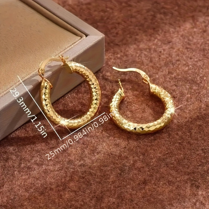 4-Pair Antique Pendant Earrings Set for Women Vintage Circle Geometric Mix Boho Dangle Earrings Daily Fashion & Party Jewelry