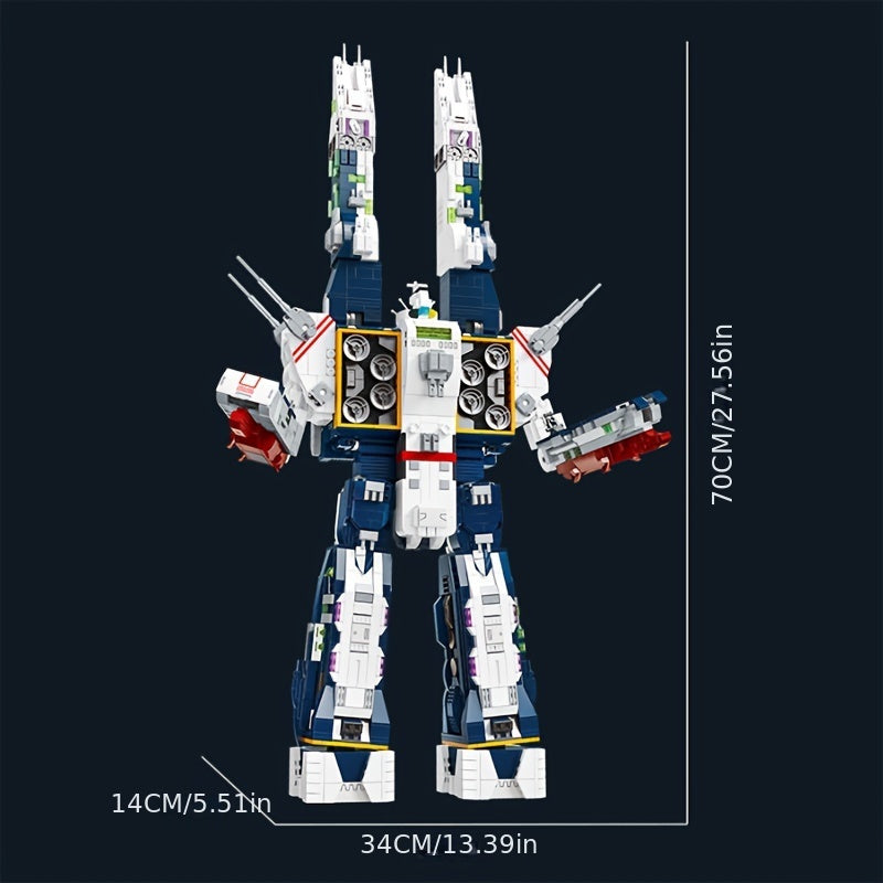 4682 Pcs Robot Building Blocks Toy Set Advanced Small Particle Construction Kit High Difficulty Home Decor Display Model Christmas Birthday Gift for Adults Teens 14+