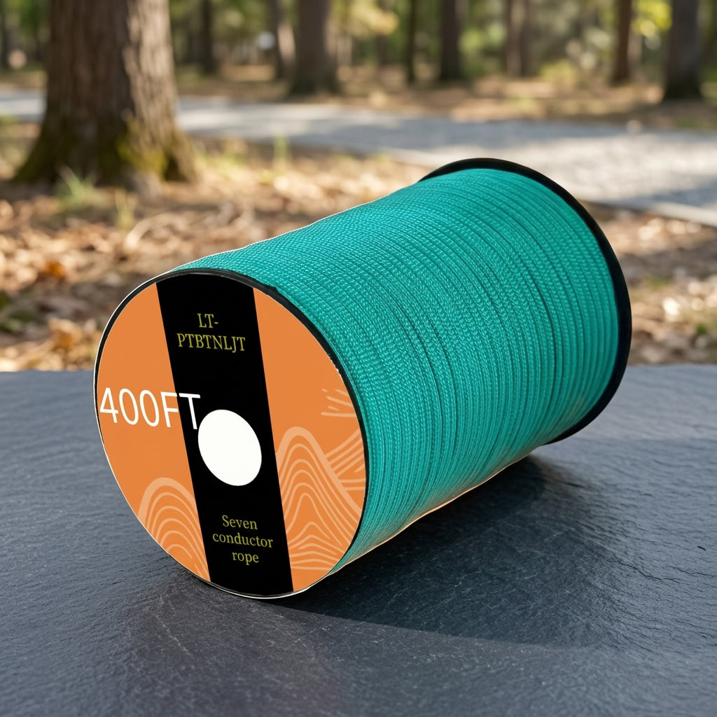 7-Core Paracord Tent Rope Multi-Purpose Outdoor Rope – Nylon Camping Rope for Tent Tie-Down Hanging Bracelet Keychain Backpack, 30M 50M 100M Vivid Colors Sturdy Structure