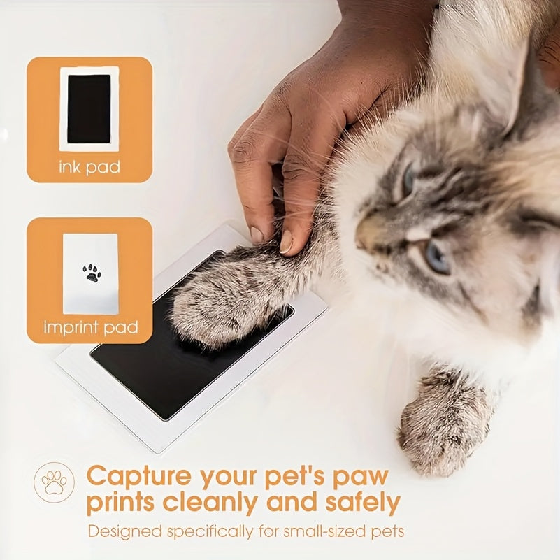 Pet Paw Print Kit Set - 6 Boxes 12 Sheets Cat and Dog Handprint Footprint Ink Pad Keepsake Tool Kit, Easy to Use Paw Print Stamp for Pet Souvenirs, Memorial Gift for Pet Owners and Dog Cat Lovers