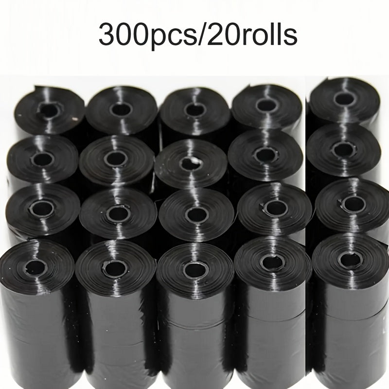 Dog Poop Bags Bulk Refill Rolls 150-300 Count - Durable Leak-Proof Pet Waste Bags, Portable Dispenser Refills, Easy-Tear Pet Cleanup Bags for Dogs Outdoor Walking, Thick Odor-Control Garbage Bags