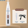 Pet Hair Clipper USB Rechargeable Cordless Silent Dog Cat Grooming Kit Electric Razor Trimmer with Scissors & Comb Grooming Tool for Dogs Cats White