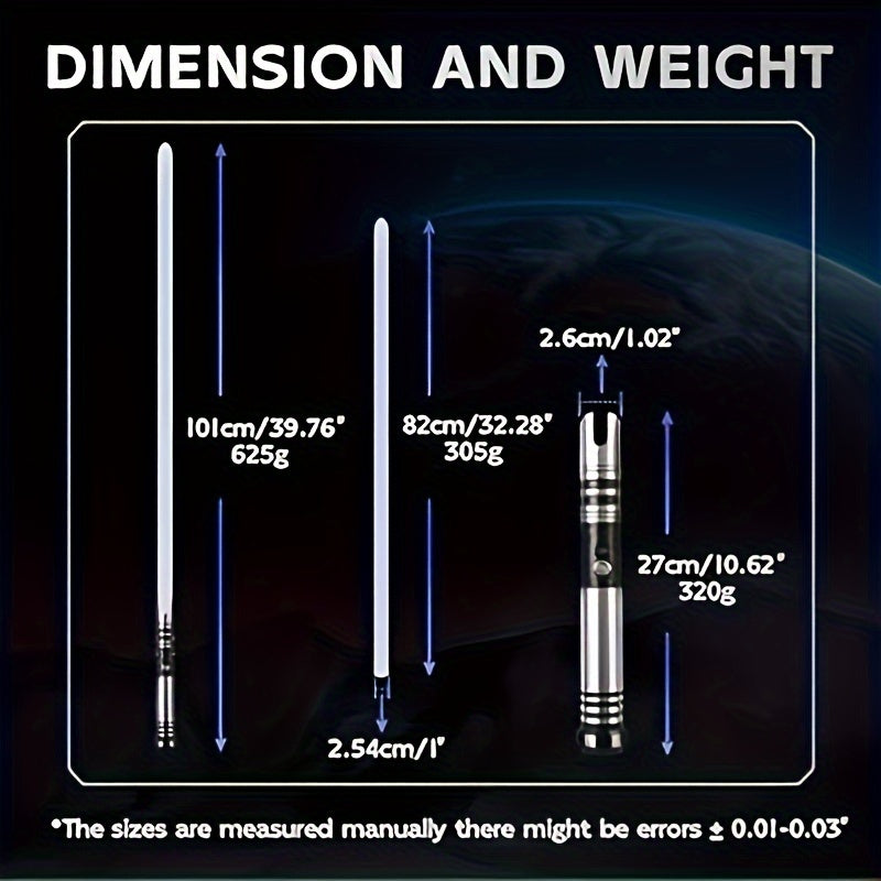 Pixel Lightsaber 115PRO Neopixel Saber with 34 Sound Fonts RGB Light Effects Motion Control Metal Hilt 3000mAh Battery Dueling Saber for Adults Halloween Cosplay Gift
