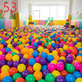 53pcs Rainbow Ball Pit Balls for Kids - Vibrant Ocean Balls for Ball Pit Play Tent Kiddie Pool & Water Play, BPA-Free Plastic Balls, Unisex Toddler Toy, Birthday Christmas Halloween Party Gift