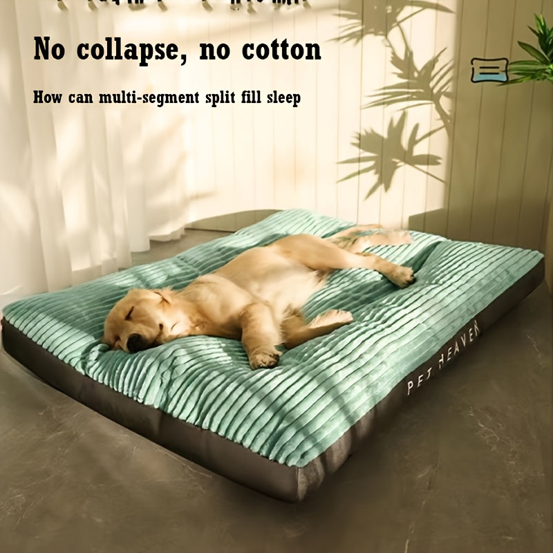 2XL Orthopedic Dog Bed for Large Breeds – Washable Removable Cover, Polyester Fiber Fill, Non-Slip Bottom, All Season Comfort Lounge Pad for Big Dogs