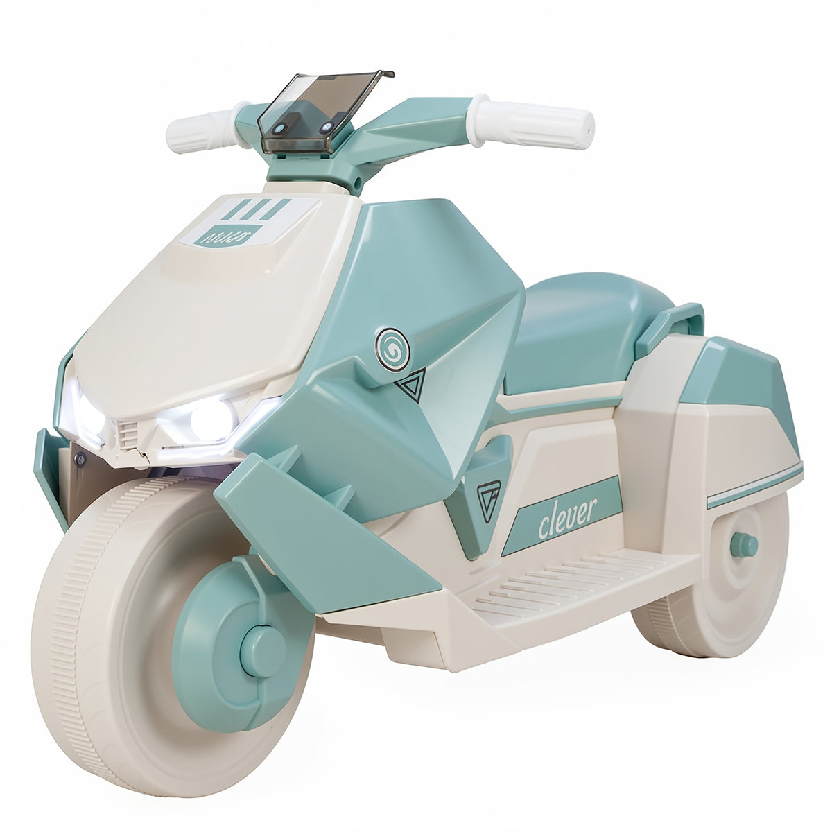 6V Kids Electric Motorcycle Battery Powered Ride-On Toy with Interstellar Lights, 3 Wheels, Safe and Stable for Boys and Girls - Birthday, Christmas, Halloween Gift (Pink, Blue, Green)