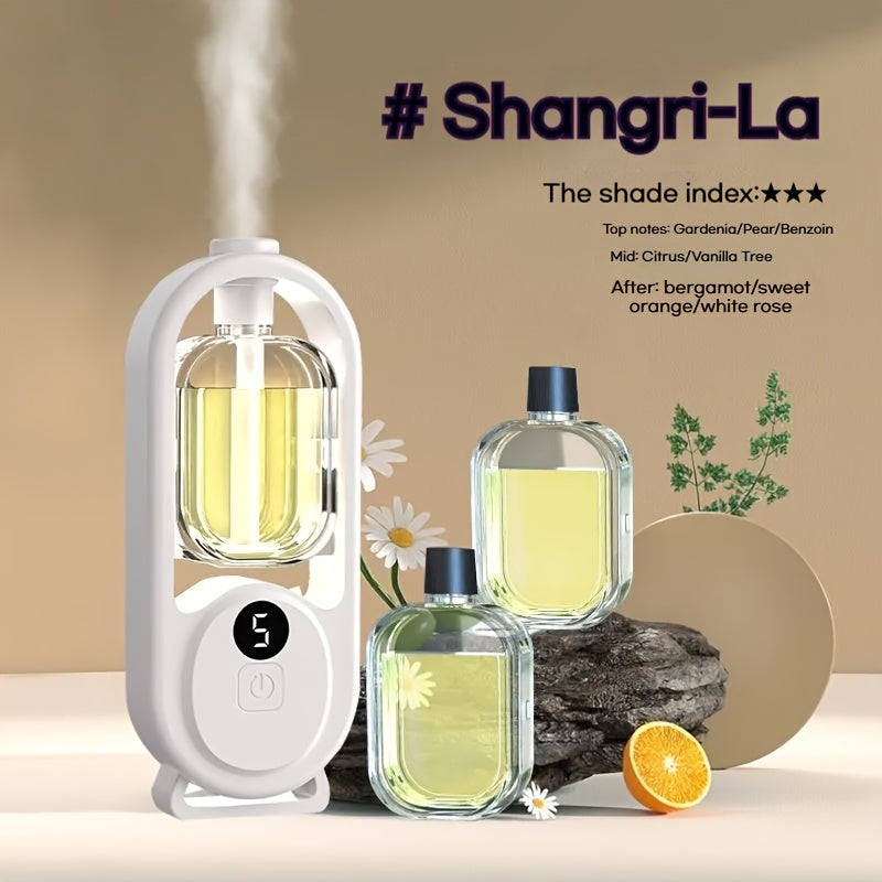 Essential Oil Diffuser Aromatherapy Humidifier with 7 Color LED Light, USB Powered Quiet Mini Aroma Diffuser for Bedroom, Office, Yoga & Home – Timer Setting, Multiple Scents Available