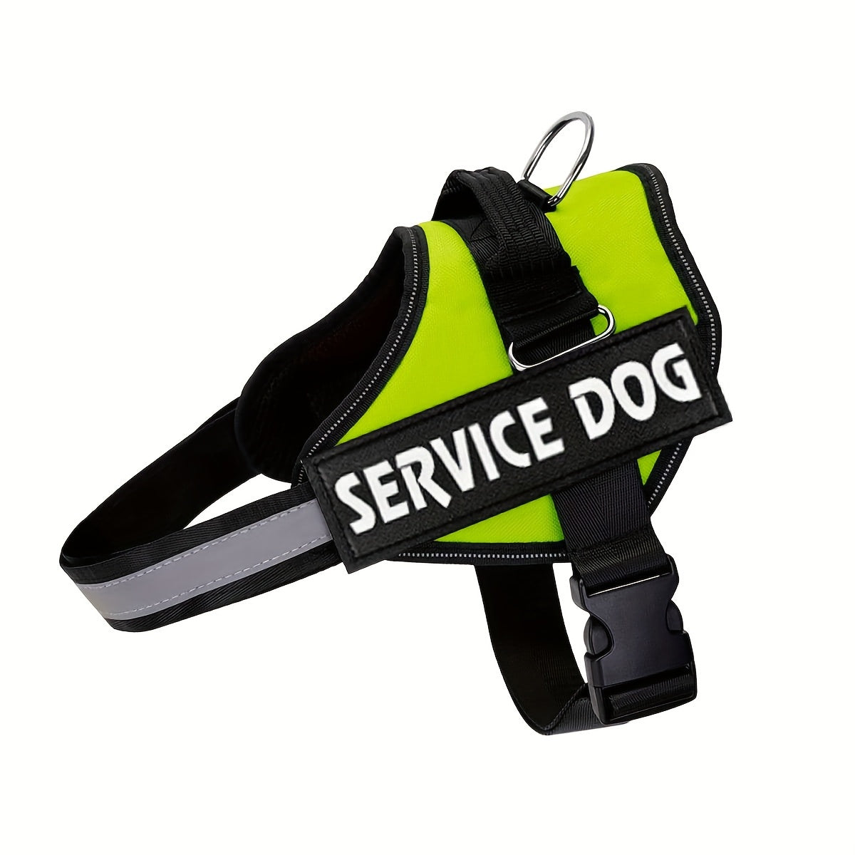 No Pull Dog Harness Vest - Reflective Breathable Adjustable Pet Halter with Nylon Handle for Easy Control, No Choke No Tug Design for Small Medium & Large Dogs, Easy On & Off Dog Walking Harness
