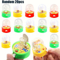 Mini Finger Basketball Shooting Game Set - Portable Desktop Tabletop Toy with Transparent Basket & Colorful Balls, 10 or 20pcs Bulk Pack, Party Favor Goody Bag Filler, Halloween & Christmas Gift, Random Colors