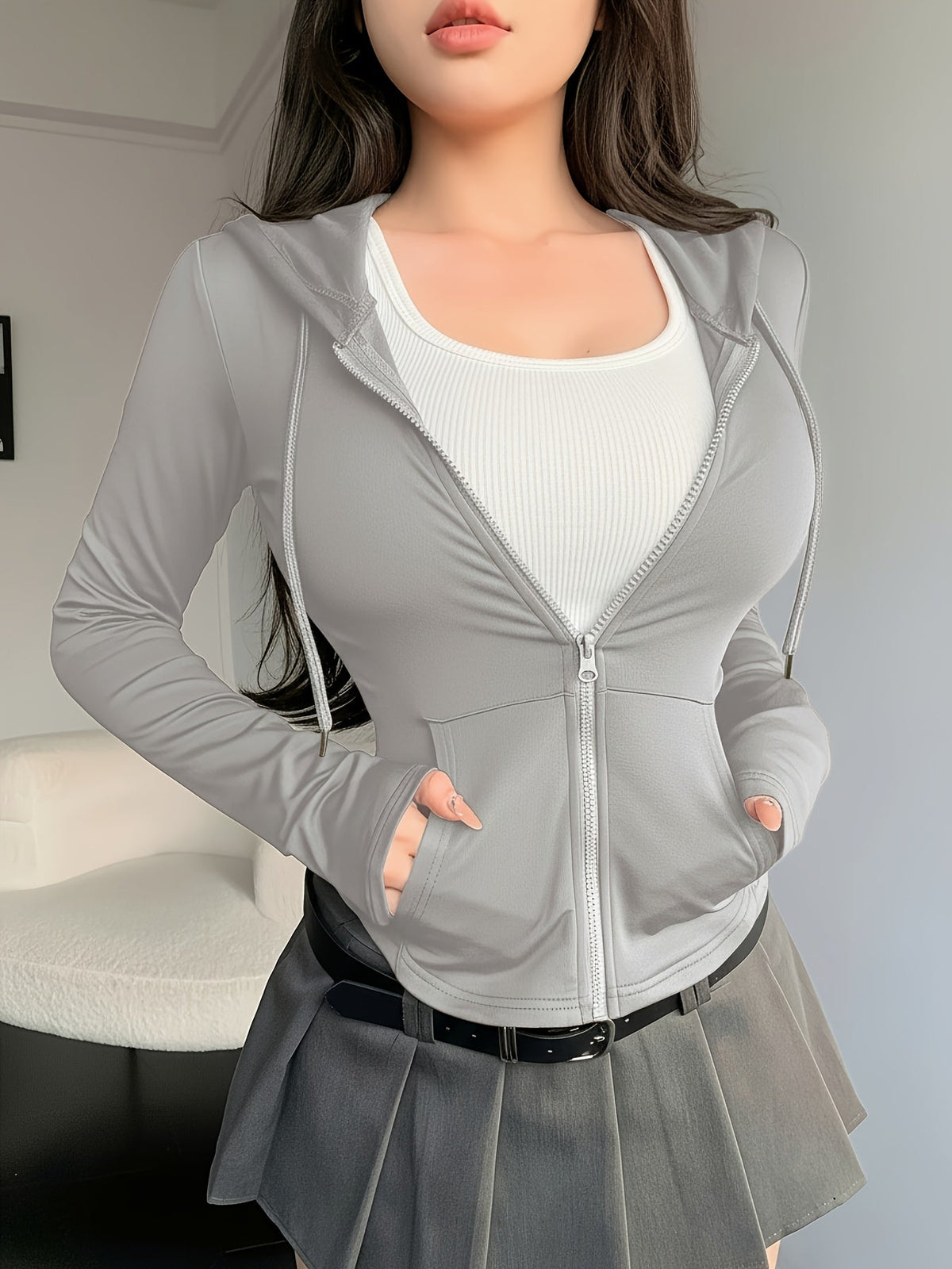 Women's Lightweight Hoodie Casual Solid Color Hooded Sweatshirt Spring Summer Knit Fabric Pullover XS S M L XL XXL Multiple Colors