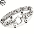 925 Sterling Silver Classic Women's Bracelet with Gift Box - Elegant Silver Gold Wrist Jewelry for Birthday, Valentine's Day, Graduation, Christmas & Special Occasion Gift for Women