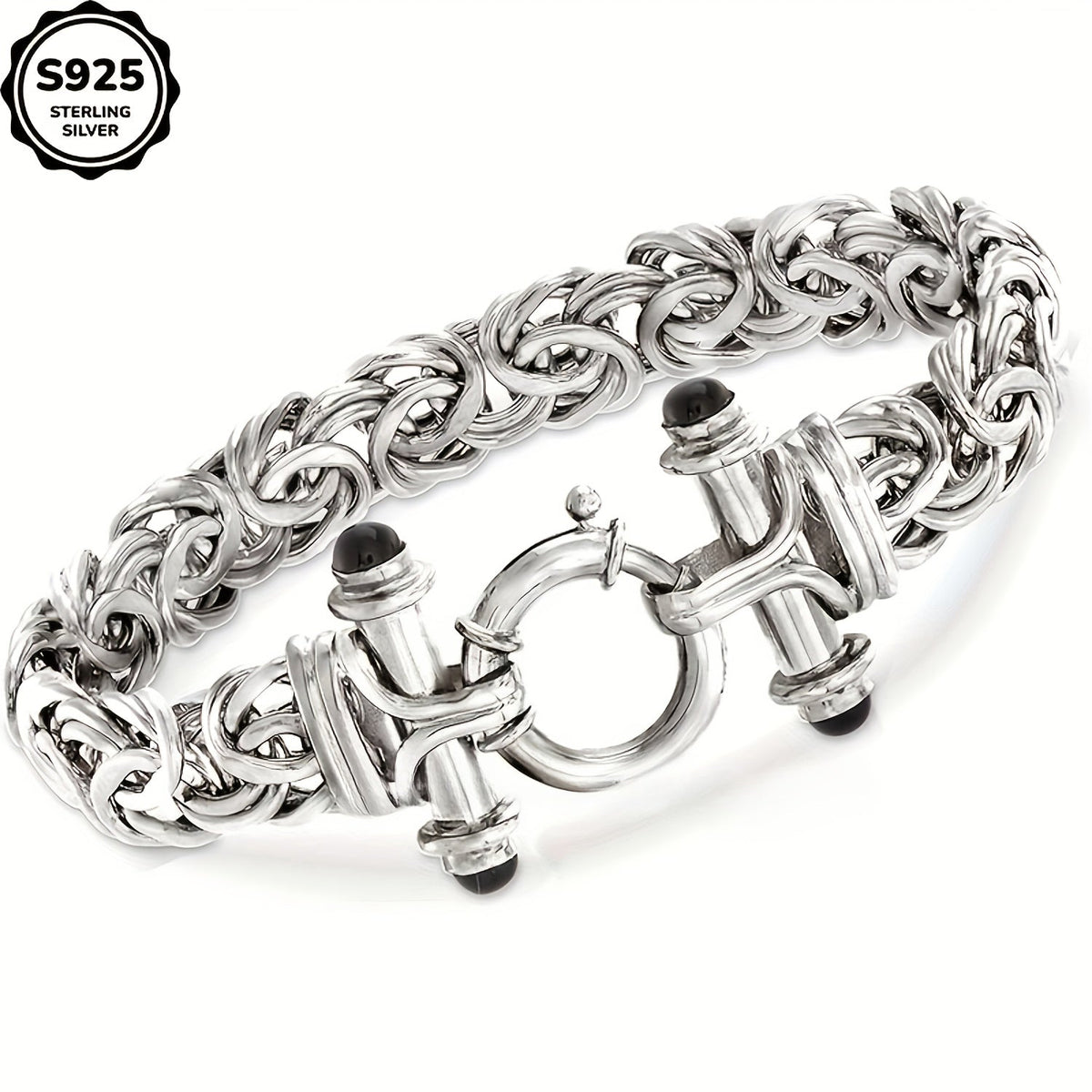925 Sterling Silver Classic Women's Bracelet with Gift Box - Elegant Silver Gold Wrist Jewelry for Birthday, Valentine's Day, Graduation, Christmas & Special Occasion Gift for Women