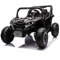 24V 2-Seater Kids Ride-On UTV with Parent Remote Control – 4WD Electric Off-Road Vehicle with 3 Speeds, LED Lights, Bluetooth Music & Suspension for Boys & Girls Ages 3-8