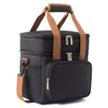 Insulated Lunch Bag Expandable Double-Layer Leakproof Cooler Tote with Adjustable Shoulder Strap, Durable Lunch Box for Work Office Picnic & Beach, Lightweight Thermal Bag for Men and Women