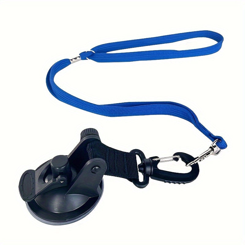 Dog Bath Tether with Heavy-Duty Suction Cup – Adjustable Grooming Restraint Leash for Bathtub, Shower & Grooming Table, Keeps Pets Still During Washing, Nylon Tow Rope for Dogs & Cats, 3 Colors