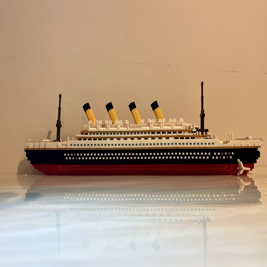 3159pcs Titanic Building Block Set - Collectible Ship Model Kit for Adults & Teens, Advanced Assembly Display Piece for Home & Office Decor, STEM Architecture Toy, Christmas Birthday Gift Ages 11+