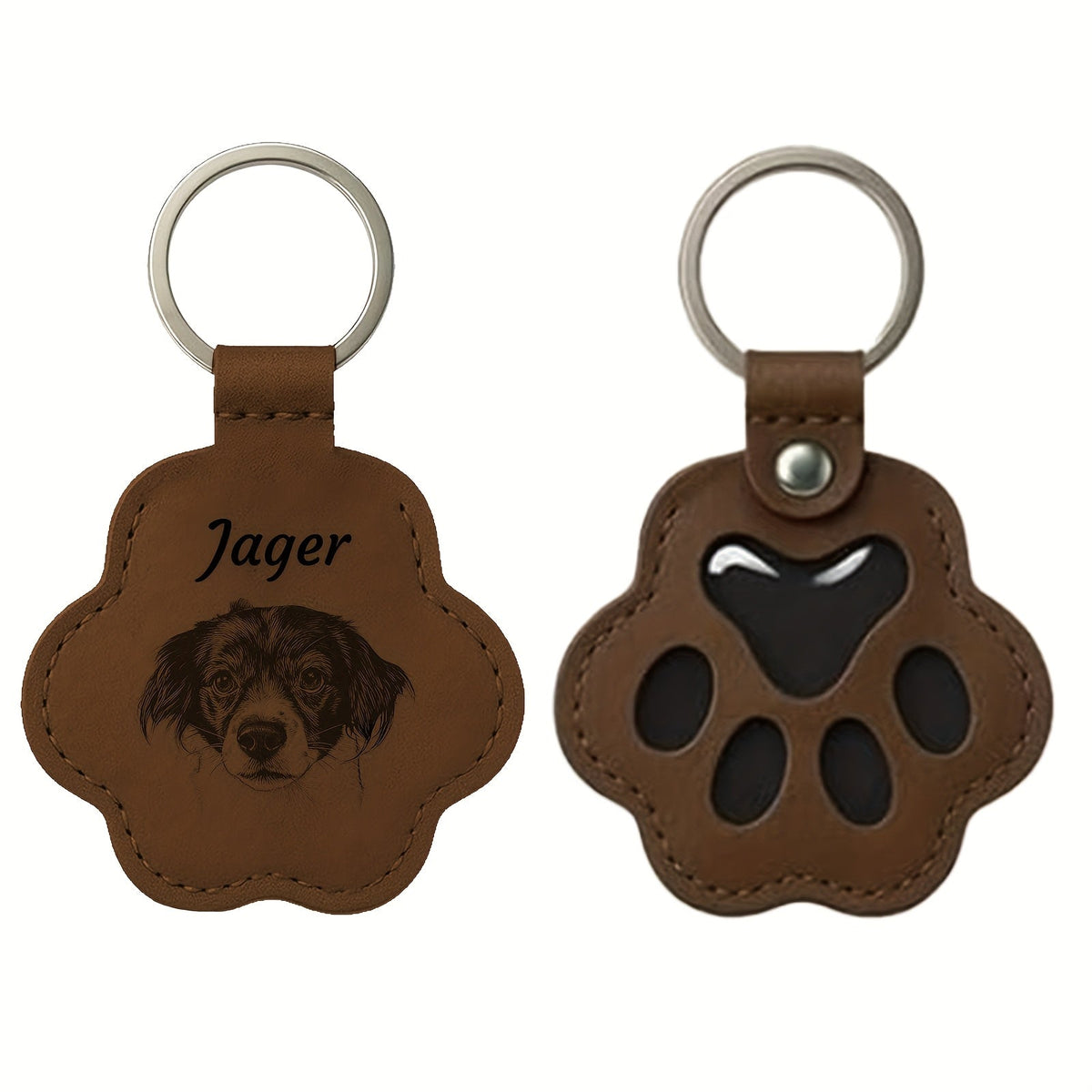 Personalized Pet Hair Souvenir Keychain - Custom Pet Avatar Hair Collection Keychain, Cute Dog & Cat Design Gift for Pet Lovers, Durable Pet Keepsake for Christmas Halloween Birthday