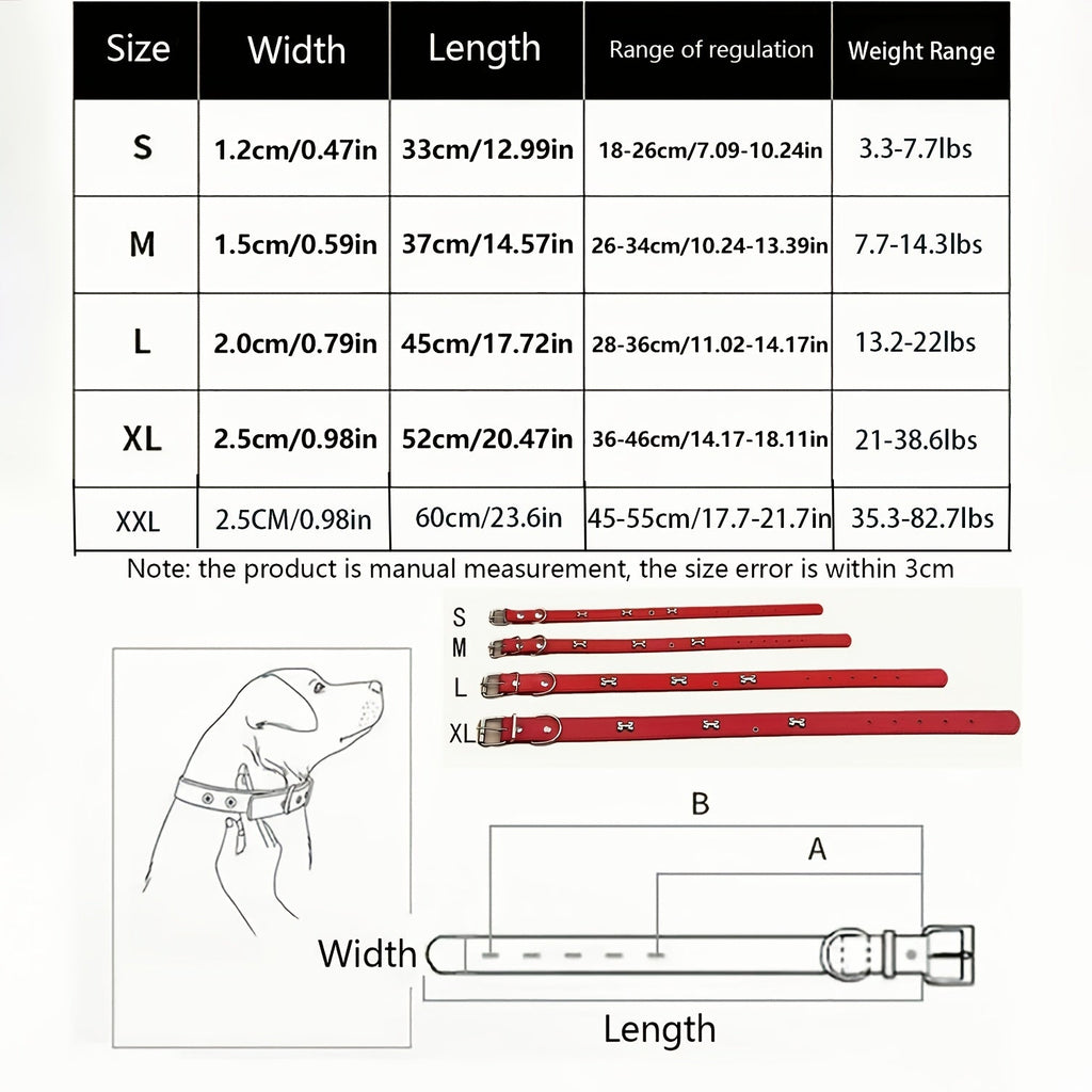 Custom Engraved Dog Collar with Free Personalized ID Tag Adjustable Anti-Lost Pet Collar for Small Medium Dogs and Cats Durable Premium Material