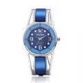 Women's Quartz Bracelet Watch Stainless Steel Band Analog Round Dial Elegant Ladies Wrist Watch 4 Colors