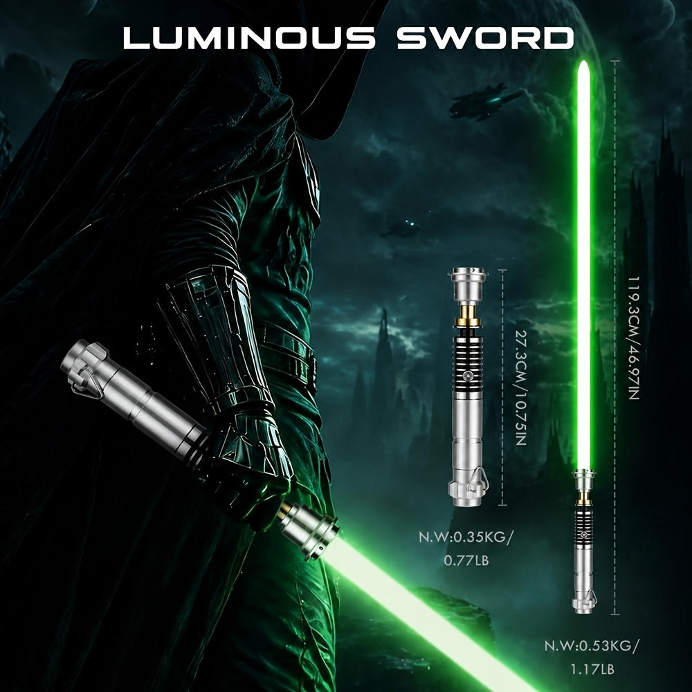 RGB Lightsaber with App Control & Metal Hilt - XENO 3.0 LED Dueling Saber, 16 Sound Fonts, Heavy Dueling, Hollywood Cosplay Prop, Halloween Christmas Gift