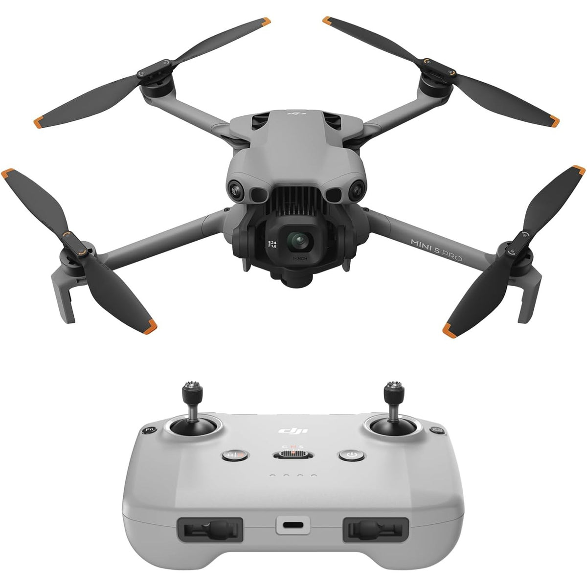 DJI Mini 5 Pro 4K Drone with 1-Inch CMOS Camera, 4K/60fps HDR Video, Omnidirectional Obstacle Sensing, Under 249g Foldable Mini Drone with 36-Min Flight Time, 225° Gimbal, True Vertical Shooting