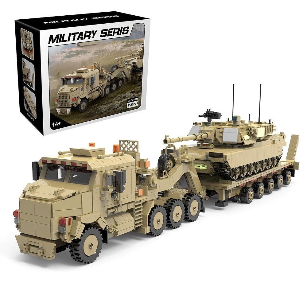 3580pcs Technical Armored Vehicle Building Block Set 628015 – Military Car Model Home Decoration Bricks Kit, Gift for Friends, Birthdays, Valentine’s & Christmas