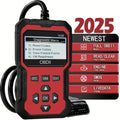 OBD2 Scanner Car Diagnostic Tool – Read & Clear Check Engine Light Codes, Live Data, Freeze Frame, I/M Monitor, 9 Protocols, 6 Languages, Compatible with 1996+ US/EU/Asian Cars, SUVs & Trucks