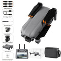Professional GPS 4K Camera Drone with 360° Obstacle Avoidance, 3-Axis Gimbal Optical Zoom, 10KM Long Range, Night Shot, Foldable Quadcopter with One-Key Return - Aerial Photography Drone with 2 Batteries
