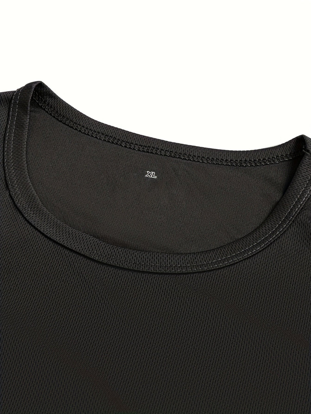5 Pack Men's Quick-Dry Athletic T-Shirts, Breathable Moisture-Wicking Polyester Crew Neck Sports Tees for Gym, Running, Workout & Casual Everyday Wear