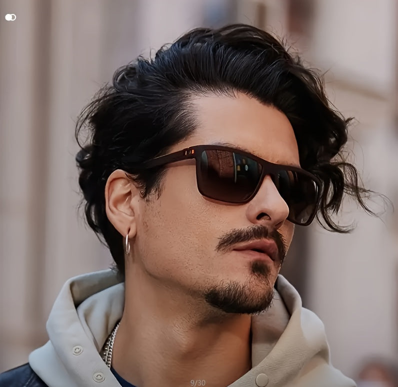 12 Pack Retro Square Sunglasses Bulk Set for Men and Women Classic Designer PC Frame UV Protection Beach Outdoor Sports Daily Leisure Wholesale Sunglasses Assorted Colors