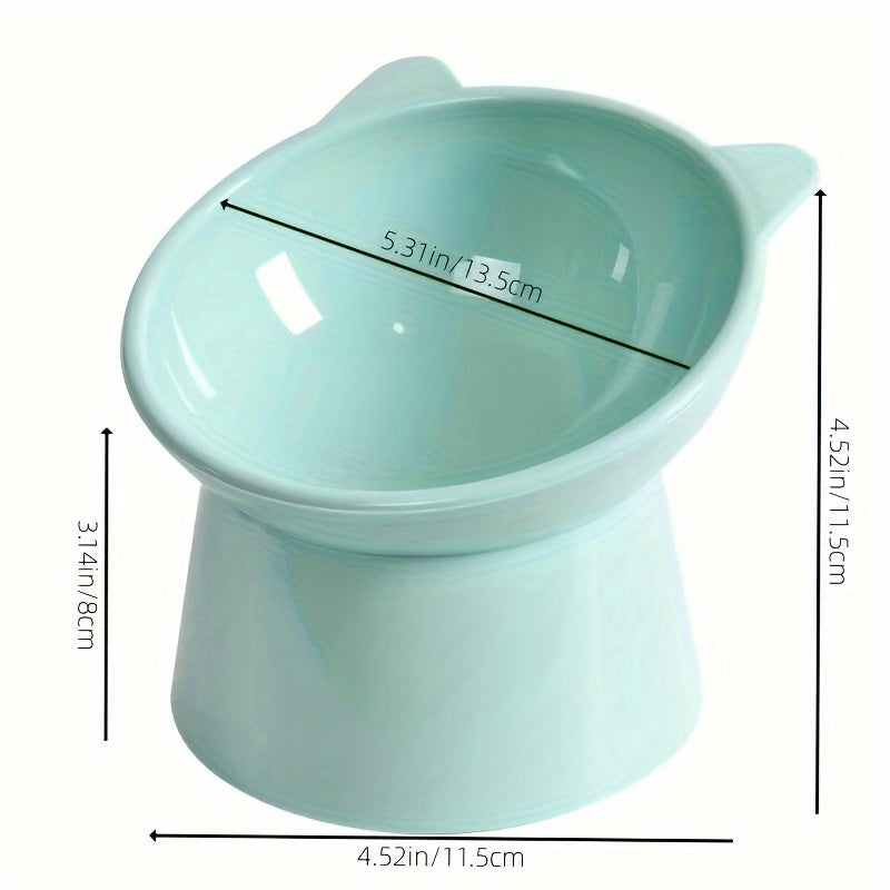 Pet Food & Water Bowl for Cats and Dogs – Durable Non-Slip Feeding Bowl for Indoor Pets, Easy-Clean Everyday Cat Bowl and Dog Bowl for Dry & Wet Food or Water