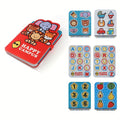 Reusable Sticker Book for Toddlers Baby Enlightenment Activity Book Develops Hand-Eye Coordination Concentration Cognitive Skills Early Learning Educational Gift for Kids